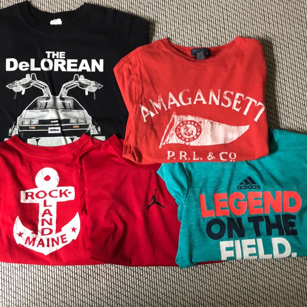 5 Boys Short Sleeve Tops